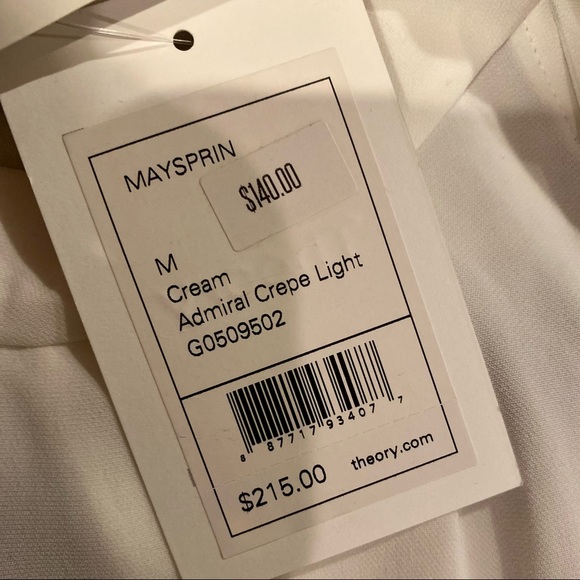 NWT Theory Maysprin Admiral Tieneck Top - Picture 4 of 15